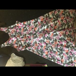 Floral tank top dress
